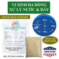 Men Vi Sinh BIO CLEAN xử lý nước & đáy , hạ khí độc nhanh hiệu quả sau 24h# túi tự tan 200g