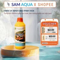 Men vi sinh Bio Fish Koi 1000ml giúp lọc nước làm trong nước cực hiệu quả cho bể cá hồ cá koi