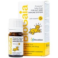 Men vi sinh BioGaia Protectis Baby Drops Vitamin D3 hỗ trợ tăng cường tiêu hóa (5ml)