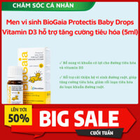 Men vi sinh BioGaia Protectis Baby Drops Vitamin D3 hỗ trợ tăng cường tiêu hóa (5ml) (DHT Pharma)