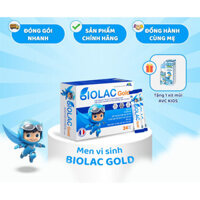 Men Vi Sinh Cho Trẻ Biolac Gold Dạng Cốm | Hỗ Trợ Cải Thiện Biếng Ăn, Tặng Kèm Xịt Mũi AVC KIDS