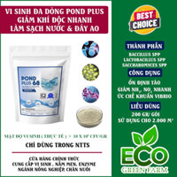 Men Vi Sinh Đa Dòng ECO POND PLUS Ổn Định Tảo Giảm Khí Độc Nhanh [Gói 200gram]