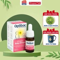 Men vi sinh dạng nhỏ giọt cho bé Optibac Probiotics Baby Drops 10ml 0-3 tuổi, bảo vệ đường ruột, tăng đề kháng