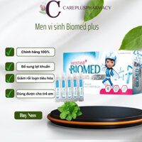 Men vi sinh dạng ống Biomed Plus Medstand - Bổ sung lợi khuẩn, kích thích tiêu hóa (Hộp 20 Ống)