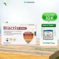Men vi sinh dạng ống Blactis ZinC bổ sung 4 tỷ lợi khuẩn và kẽm giúp cải thiện hệ tiêu hóa khỏe mạnh, hộp 20 ống x 5ml