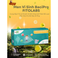 Men Vi Sinh Dạng Ống Fitolabs BaciPro Cung Cấp 3 Tỷ Lợi Khuẩn Và Kẽm Giúp Cải Thiện Rối Loạn Tiêu Hóa Cho Bé Hộp 20 Ống