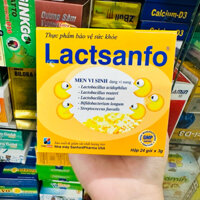 Men vi sinh dạng vi nang Lactsanfo-Hộp 24 gói