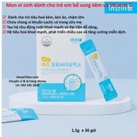 Men vi sinh dành cho trẻ em thường táo bón, chậm lớn, ăn uống kém, chứa vi sinh Axic Lactic từ sữa mẹ và Vitamin D, Kẽm giúp tăng sức đề kháng và phát triển chiều cao (1,5g x 30 gói) -  Atomy Kids Probiotics -  애터미 키즈 프로바이오틱스 - Atomy Детские пробиотики