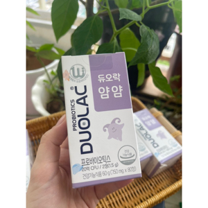 Men vi sinh Duolac YumYum Plus Hàn Quốc (tím) 80 viên (2y+)