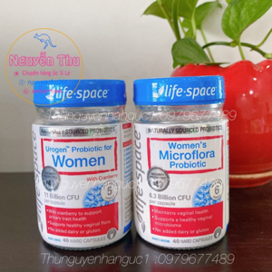 Men vi sinh đường tiết niệu cho phụ nữ Life Space Urogen Probiotic For Women 60 Capsules