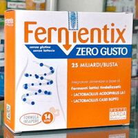 Men vi sinh - FERMENTIX ZEROGUSTO - Hộp 14 gói bột - Màu vàng cam