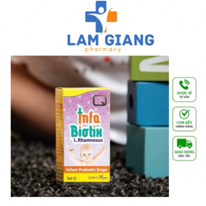 Men Vi Sinh Infa Biotix Drops Bổ Sung Probiotic Dạng Giọt Cho Trẻ
