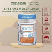 MEN VI SINH LIFE SPACE PROBIOTIC POWDER FOR CHILDREN 40G CHO TRẺ TỪ 3 - 12 TUỔI