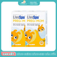 Men vi sinh LiveSpo Pregmom lợi khuẩn cho bé Táo bón, Biếng ăn, Rối loạn tiêu hóa (5ml * 20 ống)