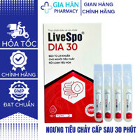 Men vi sinh lợi khuẩn LiveSpo DIA 30 - Giảm Triệu Chứng Tiêu Chảy Cấp (10 ống x 5ml)