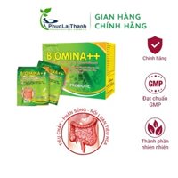 Men vi sinh, men tiêu hóa BIOMINA ++ hộp 30 gói hỗ trợ tiêu hóa cho trẻ em, người lớn, đầy bụng, táo bón, tiêu chảy.