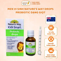 Men Vi Sinh Nature's Way Kids Smart Drops Probiotic Dạng Giọt Bổ Sung Lợi Khuẩn Hệ Tiêu Hóa Bé 20ML