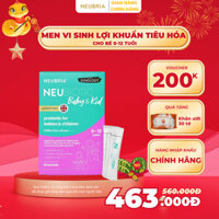 Men vi sinh Neubria Baby & Kid 30 gói - Bổ sung lợi khuẩn đường ruột giúp trẻ ăn ngon tiêu hóa tốt