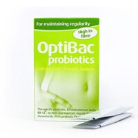 Men vi sinh Optibac Probiotics trị táo bón màu xanh lá 30 gói, Úc