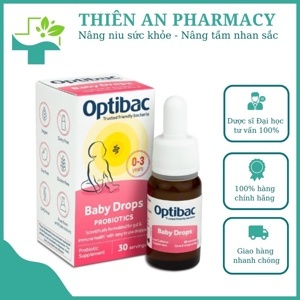 Men vi sinh Optibac Probiotics hồng 30 gói- Trị táo bón cho trẻ sơ sinh, bà bầu