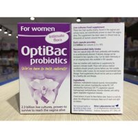 Men Vi Sinh Optibac Tím 30v