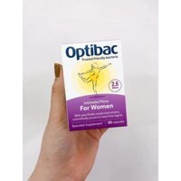 Men Vi Sinh Optibac Tím Probiotics For Women (30 Viên, 90 Viên) - Mẫu Mới, Date Mới