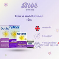 Men vi sinh phụ khoa Optibac Tím 30 viên và 90 viên (𝐍𝐡𝐚̣̂𝐩 𝐤𝐡𝐚̂̉𝐮) | Bebe Sophie