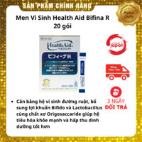 Men vi sinh tiêu hoá Bifina Nhật Bản 20 ngày - Loại R 20 gói - Giảm chướng bụng, ăn uống khó tiêu