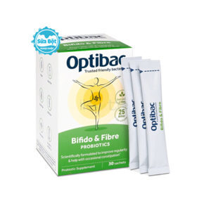 Men vi sinh trị táo bón Optibac Probiotics 30 gói