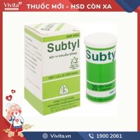 Men vi sinh trợ tiêu hóa Subtyl | Chai 20 viên