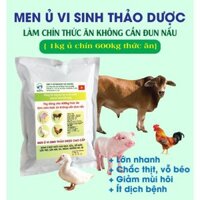 Men vi sinh ủ thức ăn chăn nuôi gói 1kg