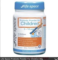 Men vi sinh Úc cho trẻ em - Life Space Probiotic Powder For Children 60g