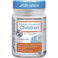 Men Vi Sinh Úc Life Space Powder For Children giúp hỗ trợ tốt cho tiêu hóa cho bé 3-12 tuổi 40g