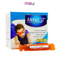 MenaQ7 K2 45mcg - Bổ sung K2, Calci, D3 hỗ trợ tăng cường hấp thu Calci vào xương cho trẻ (Hộp 30 ống x 5ml)