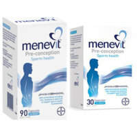 Menevit 30 viên, Menevit 90 viên Nâng cao chất lượng tinh trùng cho nam giới