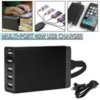 Mengqi New Fast Charger Charging Station Portable Charging Dock 40W 5 Port USB Charger