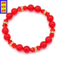 [Mệnh Hỏa, Thổ] Vòng Tay Chuỗi Hạt 8 Ly đá Đỏ - Phong Thủy 868