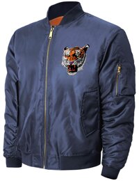 Mens Bomber Jacket MA-1 Flight Active Lightweight Military Outwear