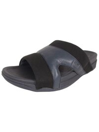 Mens Freeway Leather/Canvas Pool Slide