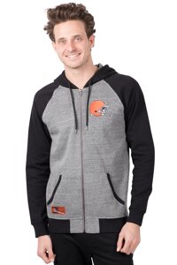 Men's Full Zip Soft Fleece Raglan Hoodie