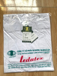 {Men's Jacket} Áo lót nam có tay 100% cotton trắng LEDATEX siêu rẻ, siêu đẹp (giá bao bì 65k)