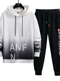 {Men's Jacket} Bộ Đồ Áo Nỉ Nam Thu Đông Dài Tay Hoodie Loang Màu Quần Jogger Bo Gấu Thời Trang Yodi