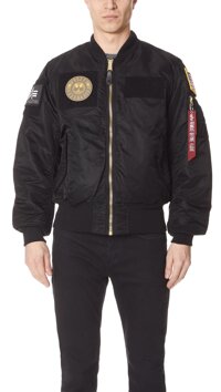 Men's MA-1 Flex Flight Bomber Jacket