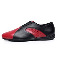 Men's Standard Latin/Jazz Dance Shoes Leather lace-up Ballroom W-701
