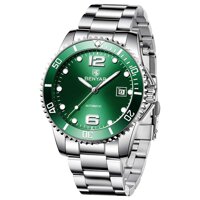 Men's Watches Automatic Wrist Watch Scratch Resistant Synthetic Sapphire Glass Date Display Waterproof Men Watch Stainless Steel Watches