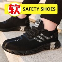 Men's Work Shoes Casual Safety Shoes ~Ready Stock~Breathable Sports Shoes