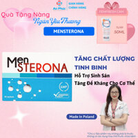 Mensterona - Bổ Tinh Trùng, Tăng Cường Sinh Lý Nam, Tăng Sức Đề Kháng, Tăng Thụ Thai (Hộp 30 Gói)