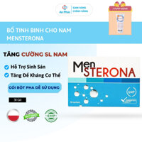 Mensterona - Bổ Tinh Trùng, Tăng Cường Sinh Lý Nam, Tăng Sức Đề Kháng, Tăng Thụ Thai (Hộp 30 Gói)
