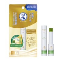 Mentholatum Son Dưỡng Môi Mentholatum Melty Cream Lip Matcha Spf25 Pa++++ 2.4g