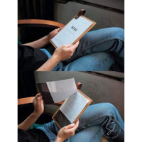 MENU A4 GỖ KẸP DA SANG TRỌNG - kẹp nhiều tờ giấy